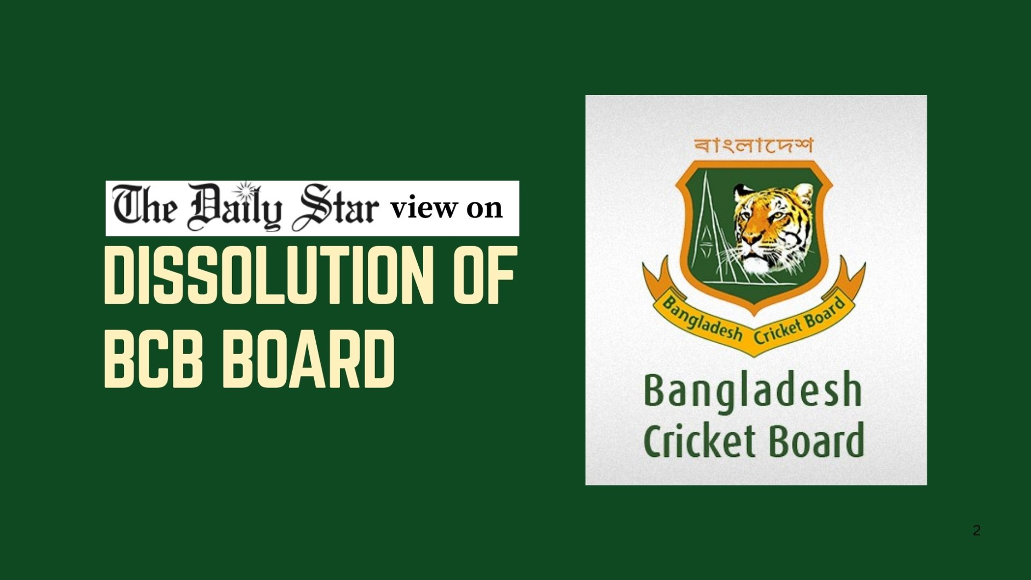 Keep BCB away from political influence