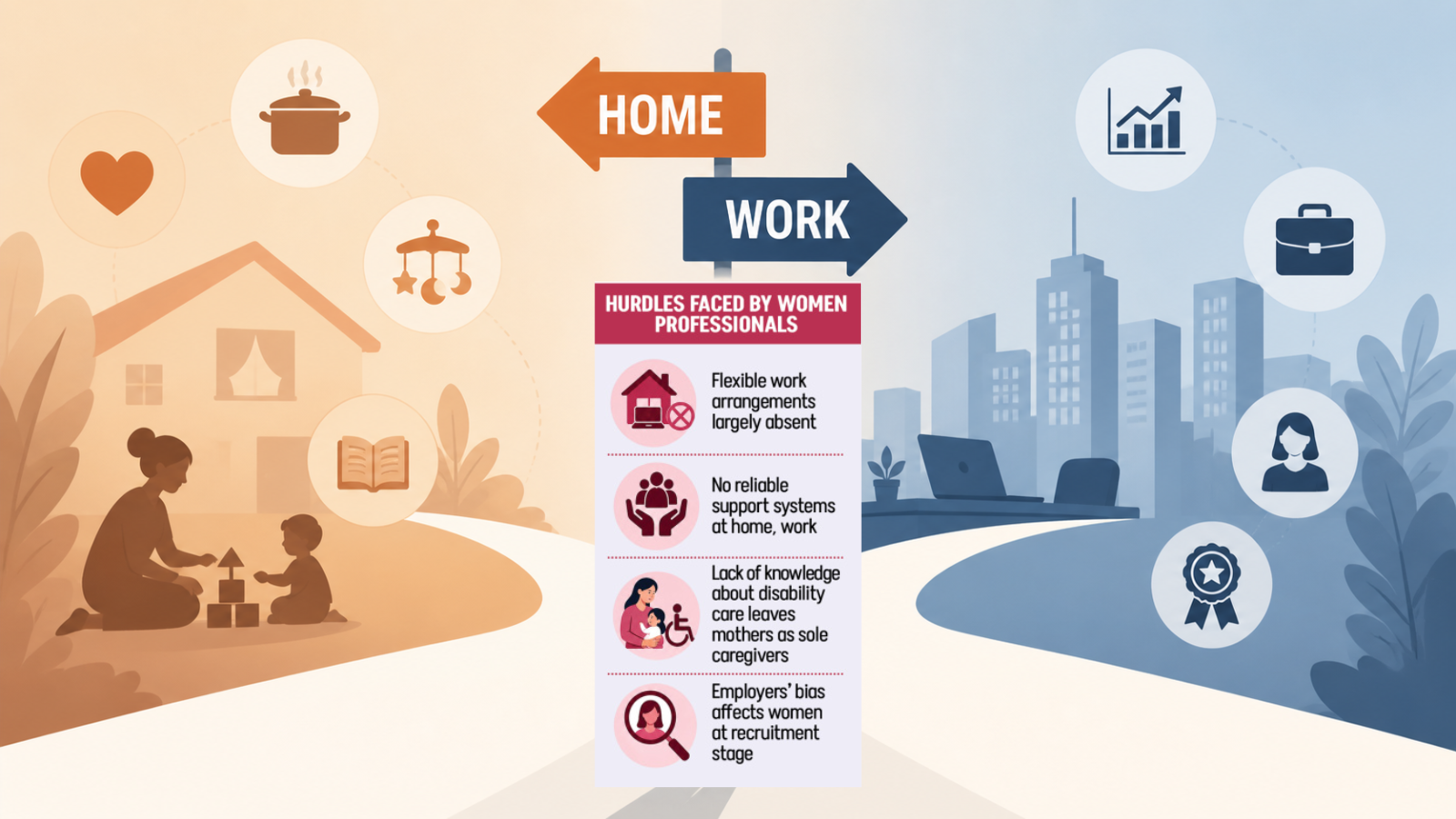Mothers left to choose between home and work