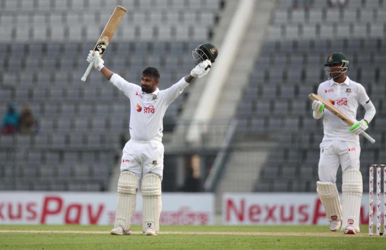 Pakistan end Day 1 unscathed after Litton fightback 