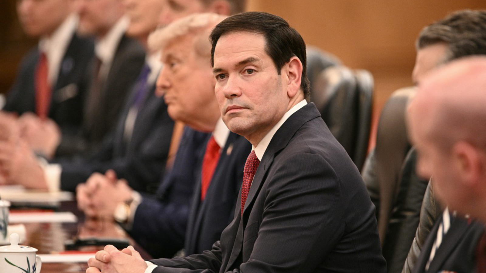 How did US Secretary Marco Rubio enter China despite being sanctioned twice?