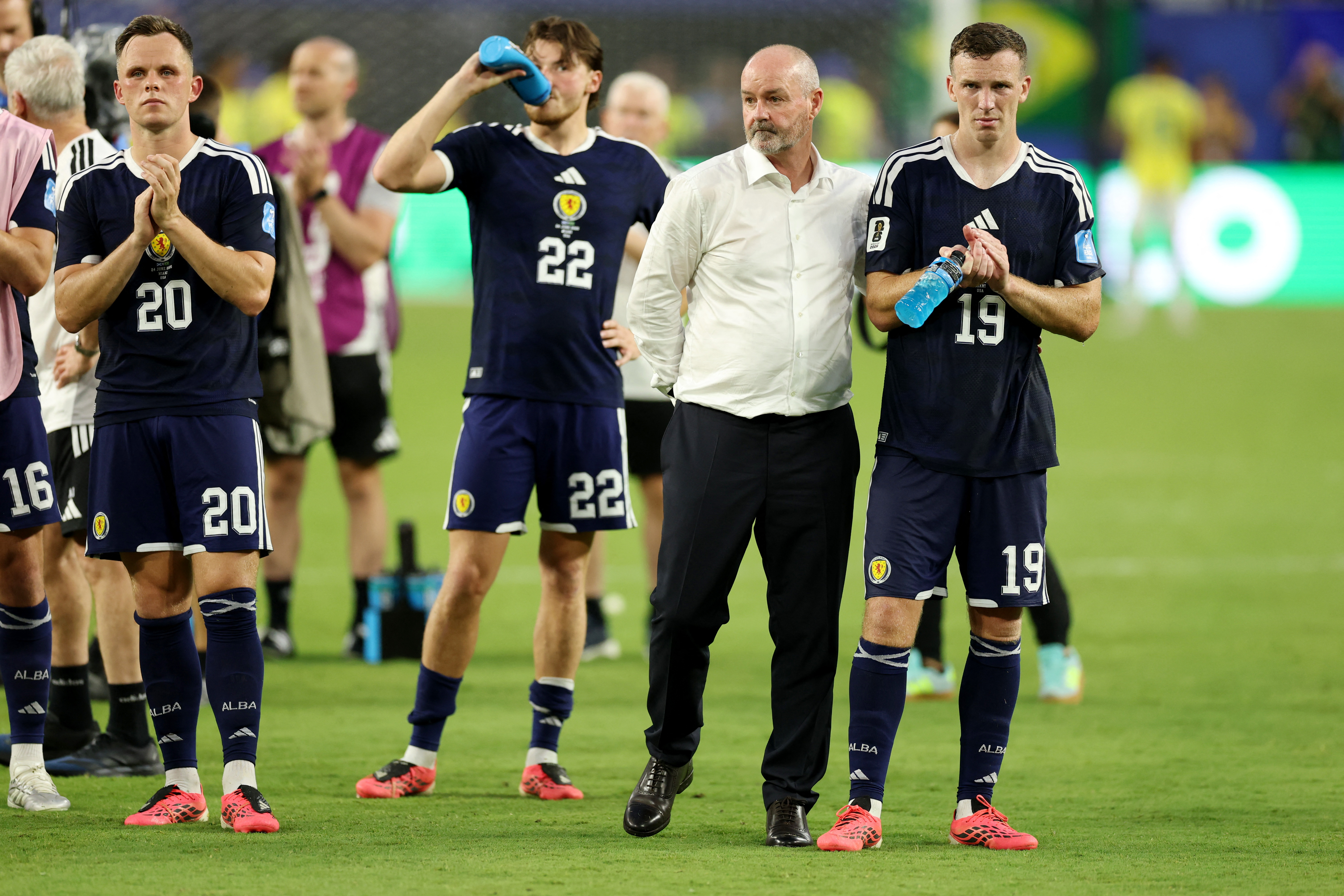 Scotland boss Clarke resigns after World Cup exit confirmed