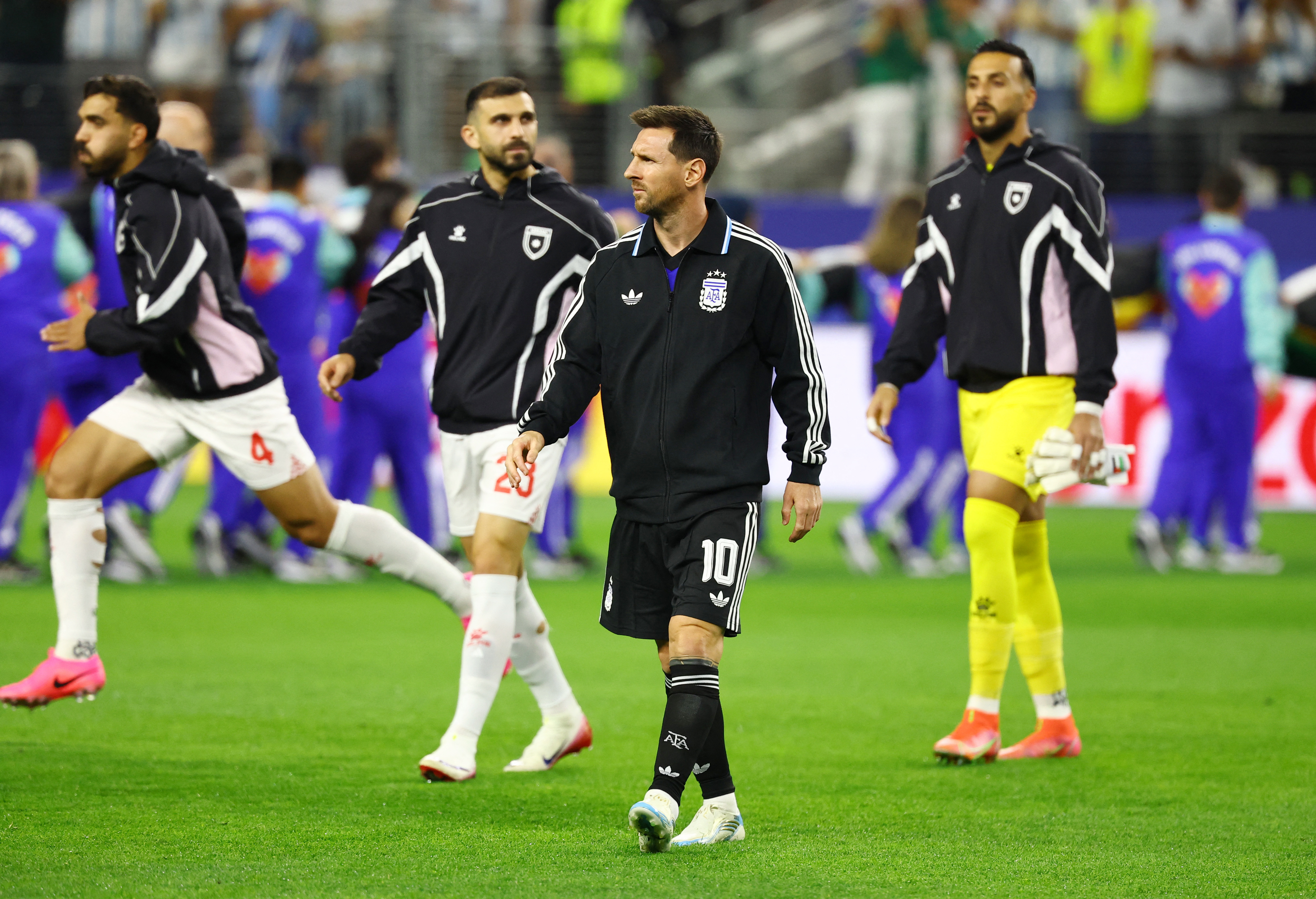 Messi on the bench as Argentina make nine changes for Jordan clash