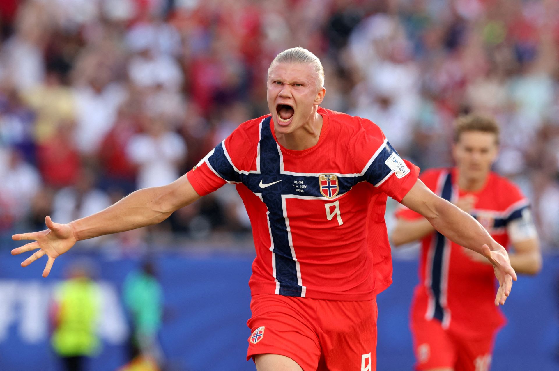 Haaland double powers Norway to World Cup win over Iraq