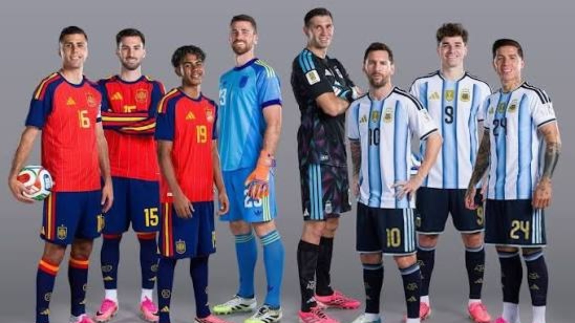 Argentina, Spain to wear home kits in World Cup final