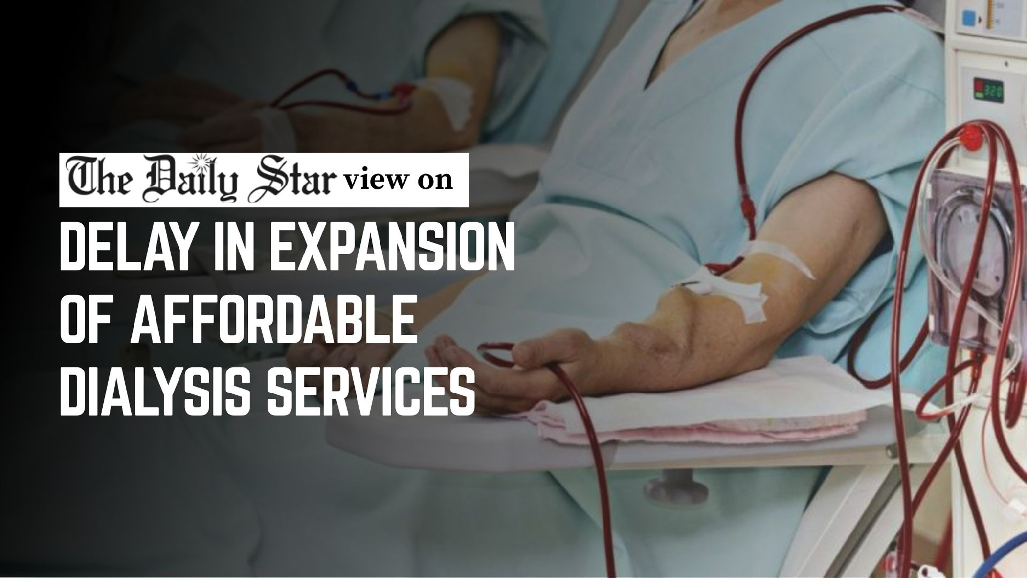 Affordable dialysis must not be delayed any longer