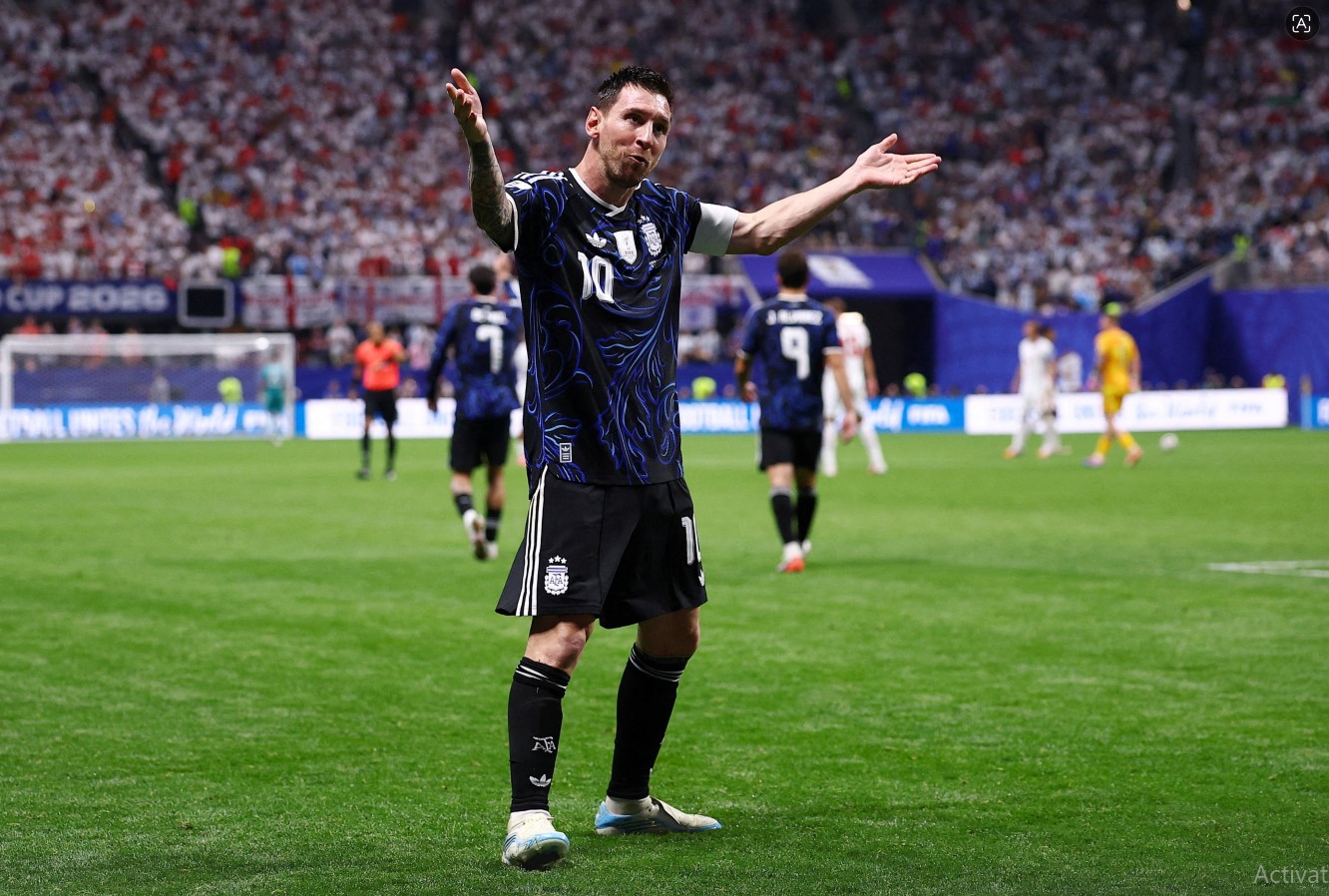 Messi hails 'special' win over England