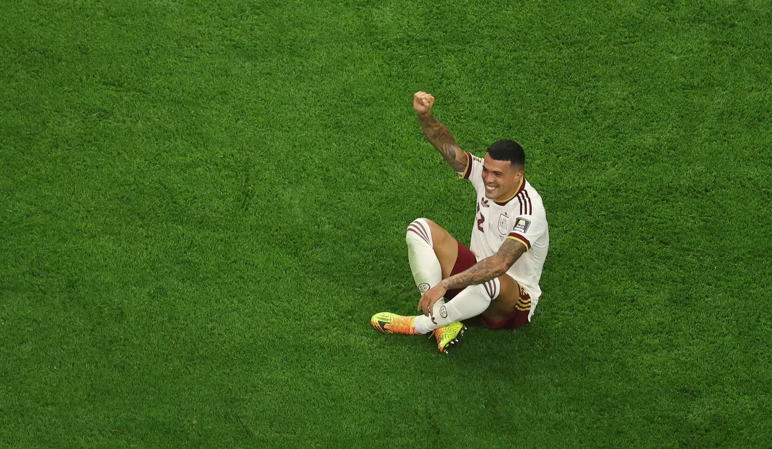 Pedro Porro recreates heartwarming father-son celebration after scoring against France 