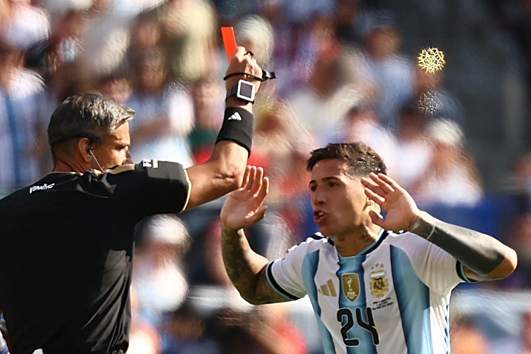 Enzo Fernandez joins World Cup final red card hall of shame