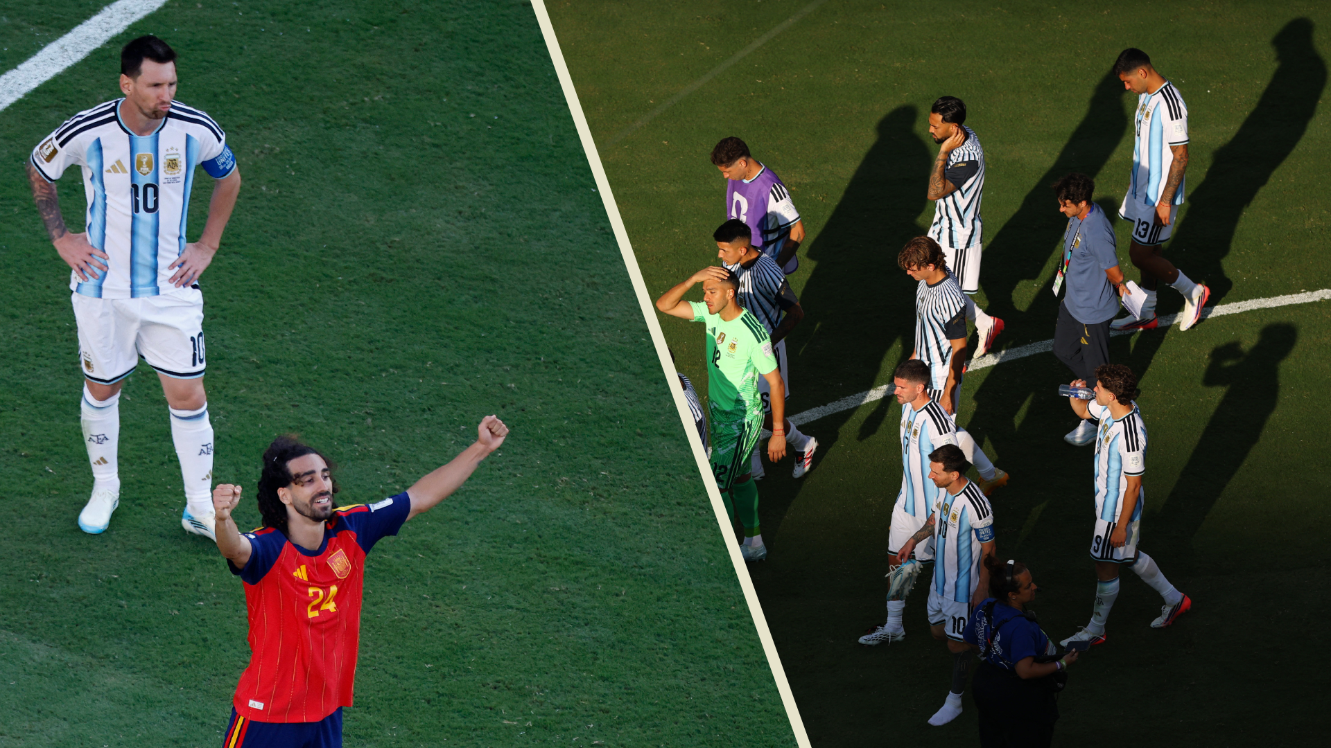 Spain solved Messi, Argentina never found themselves