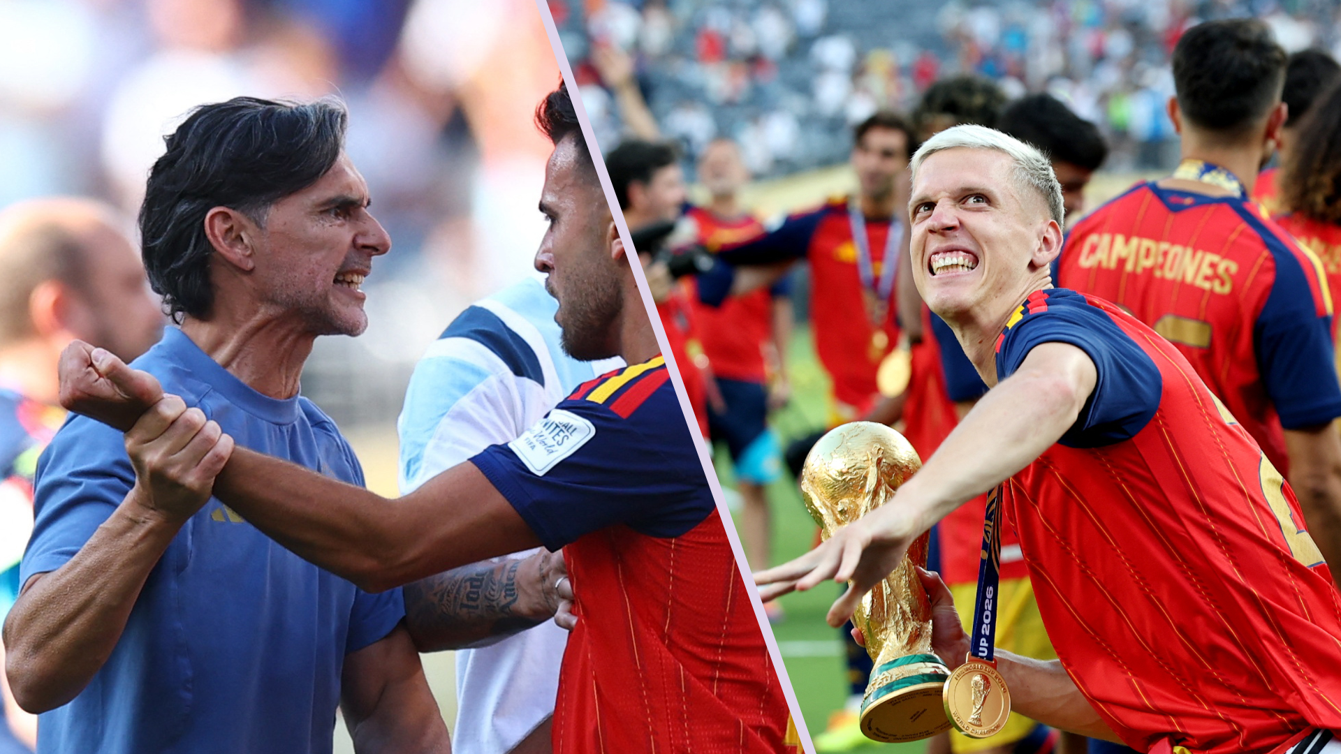 Scaloni’s assistant Ayala ‘regrets’ Olmo clash in final fallout