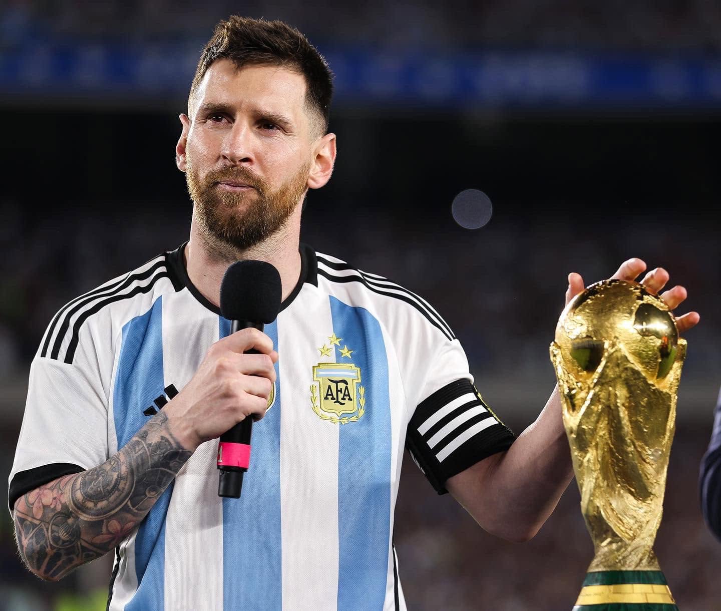 Messi's Argentina career in numbers