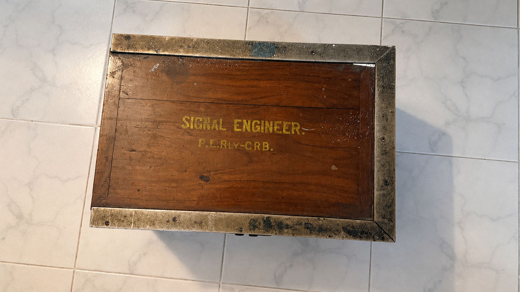 One railwayman's line-box, three eras of history
