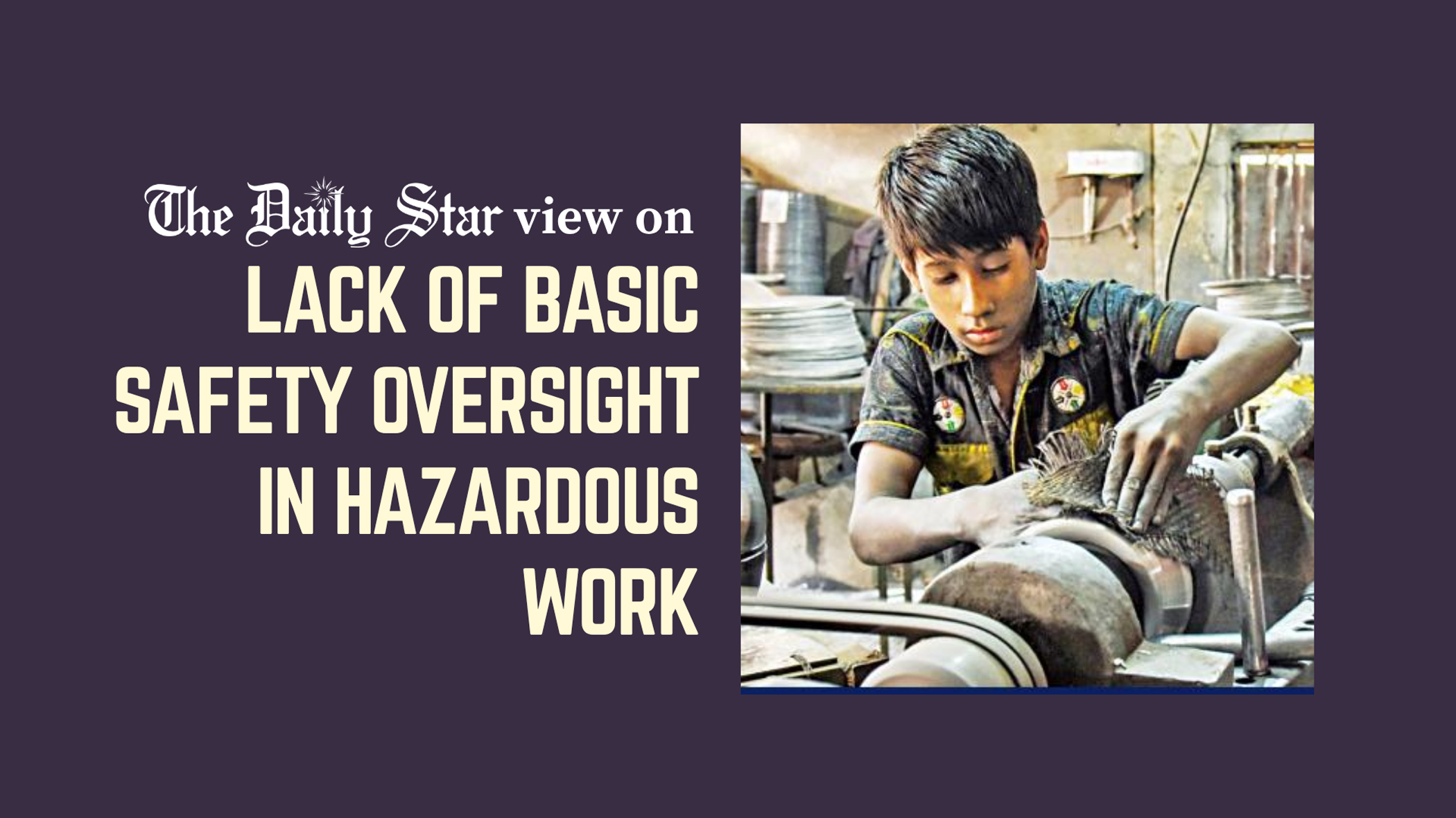 Treat hazardous jobs as they are