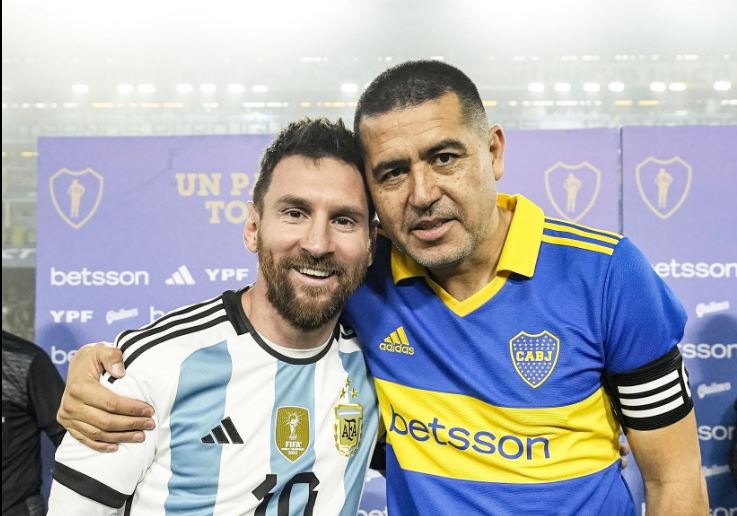 Riquelme to Messi: Stay in US and enjoy your football