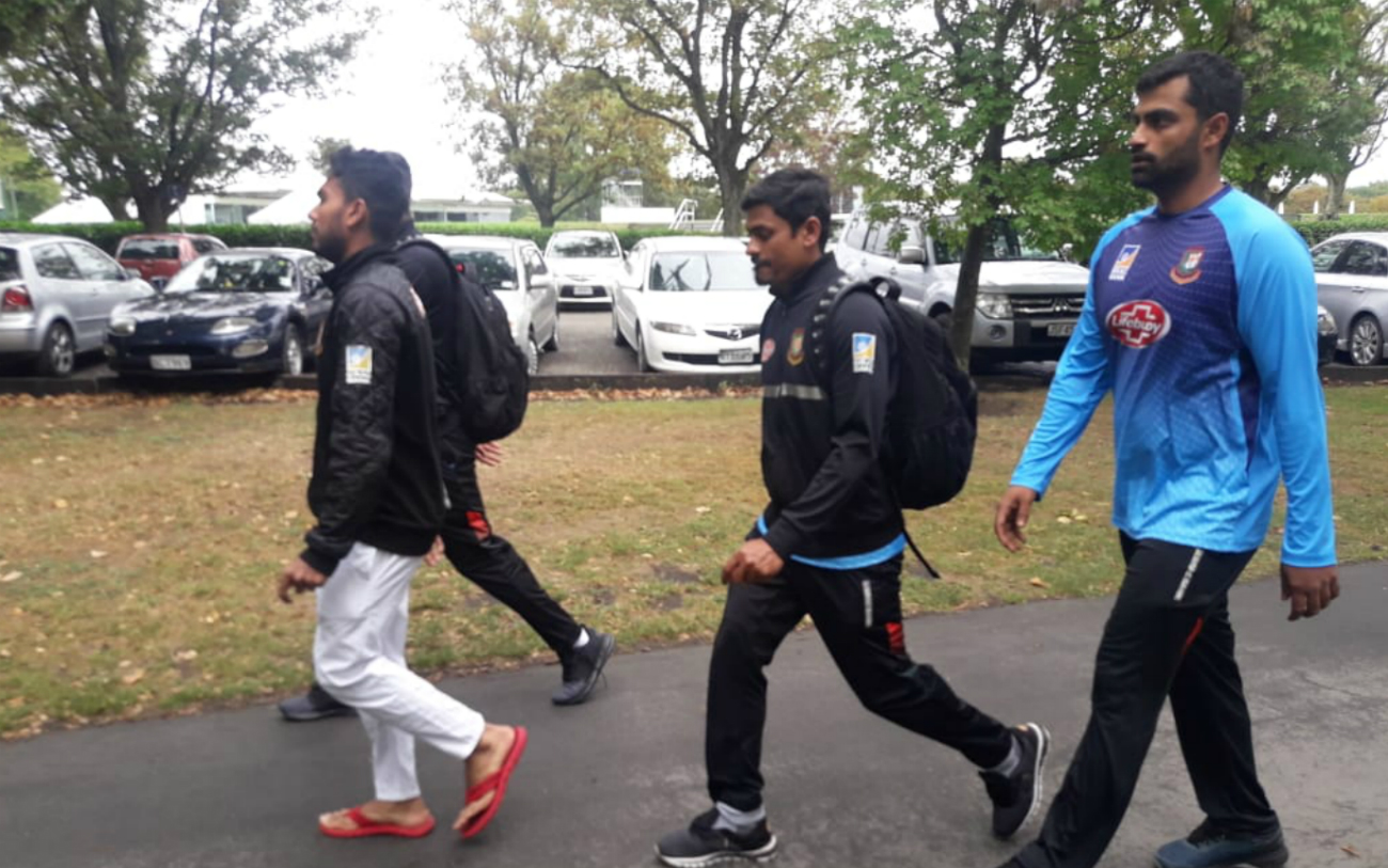 Players back at team hotel after mosque attack, set to fly tomorrow
