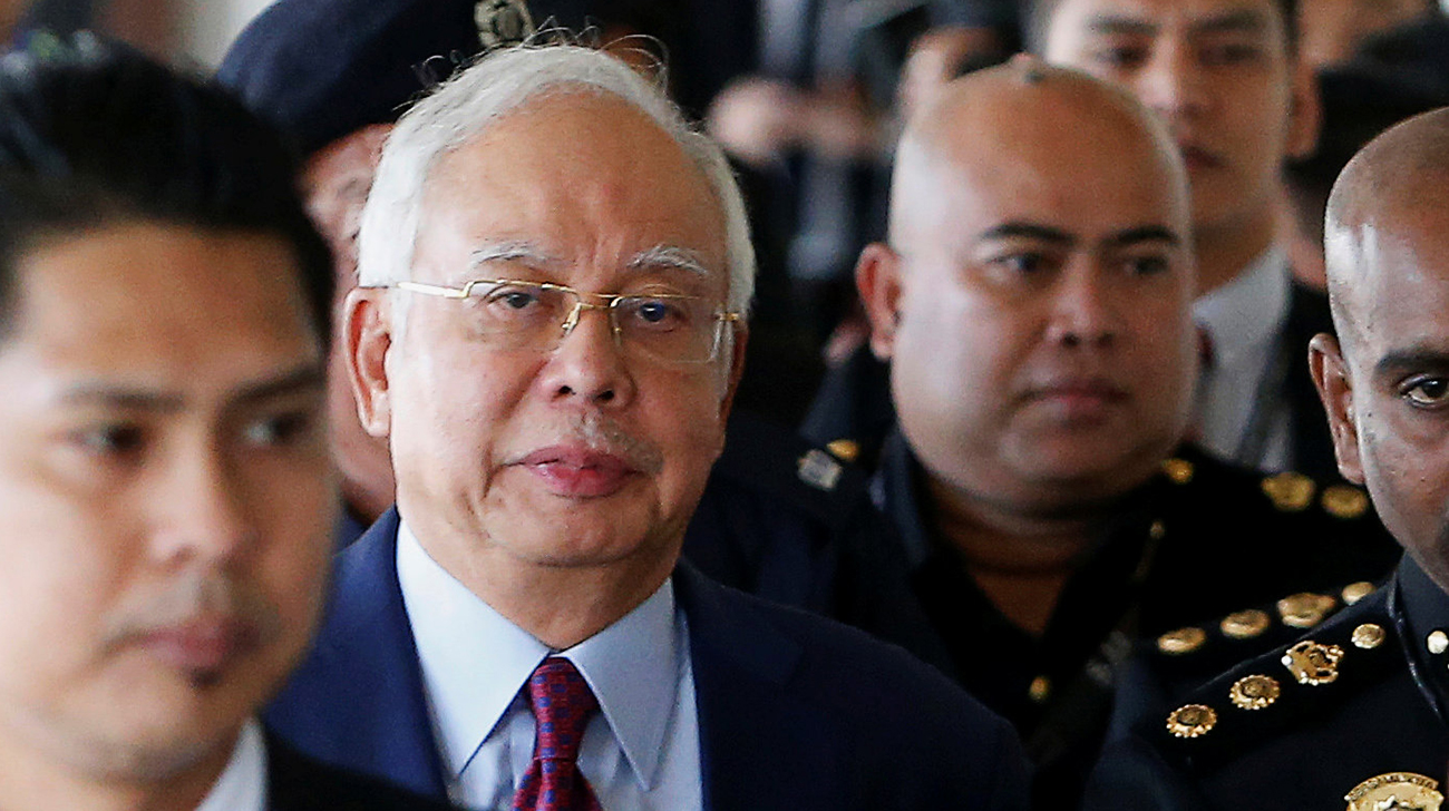 Ex-Malaysian PM Najib charged with corruption