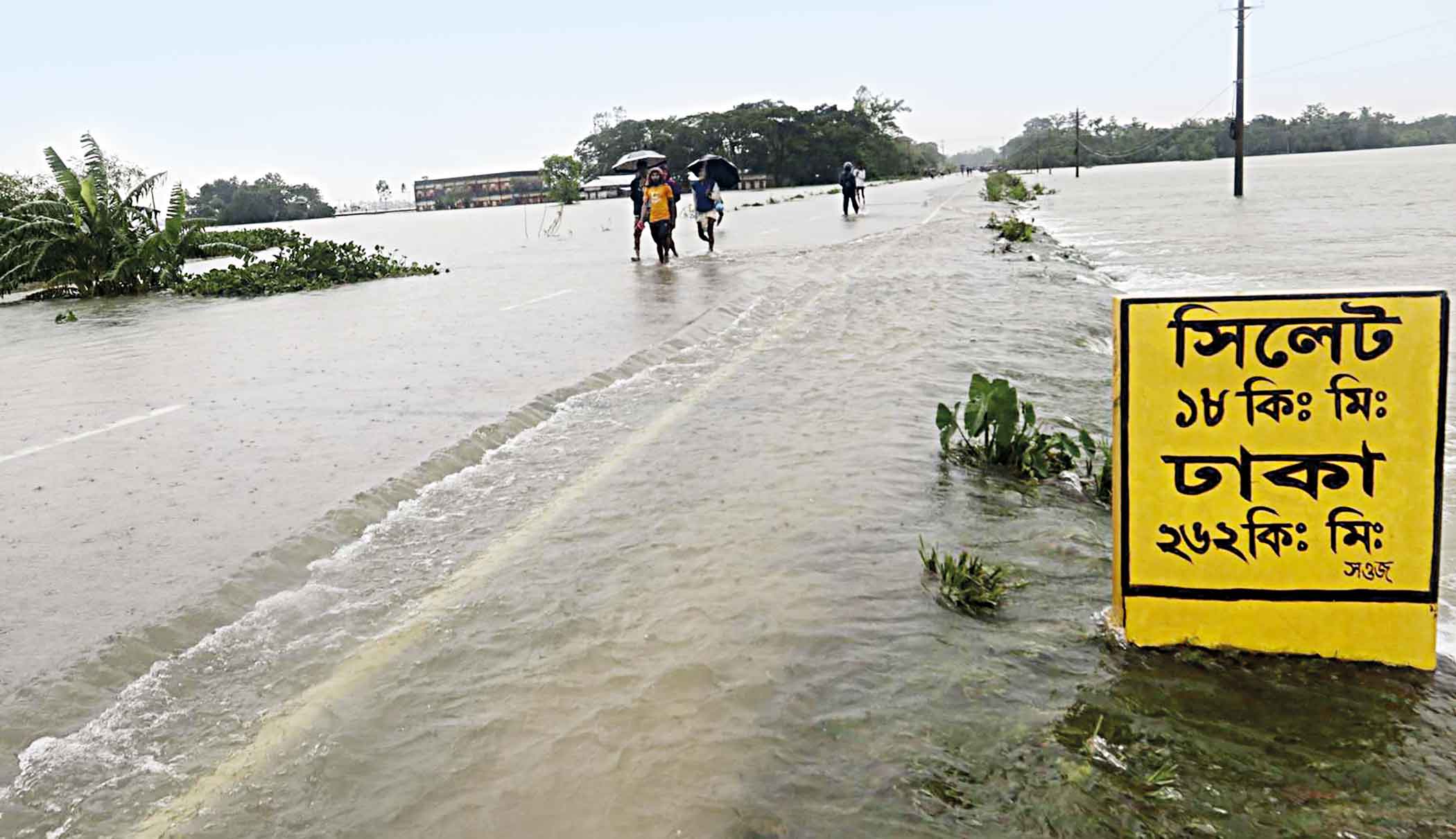 Floods over, not  the struggles