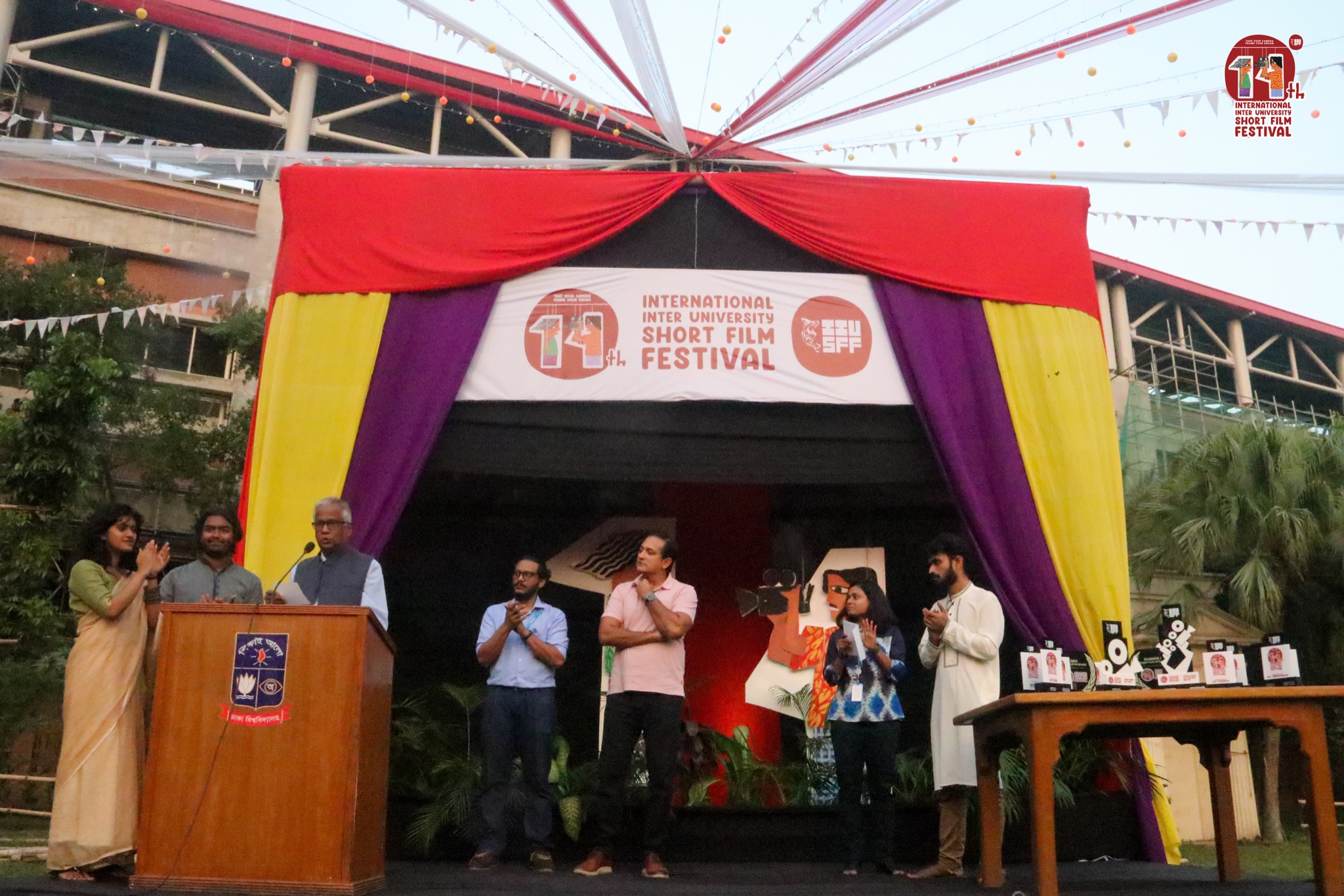 Curtain falls on 14th International Inter-University Short-Film Festival&nbsp;