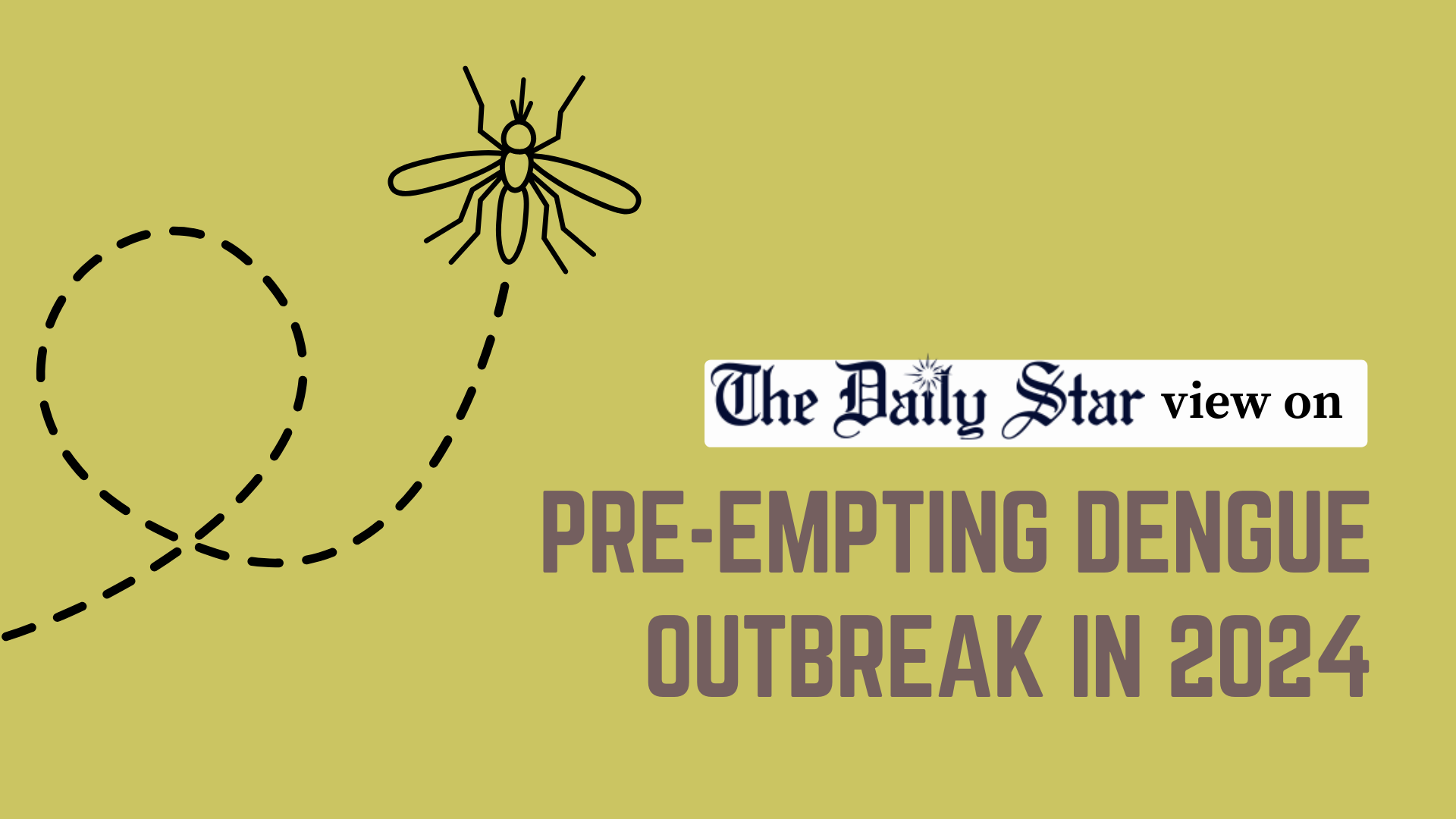 Early action vital to prevent another deadly dengue outbreak