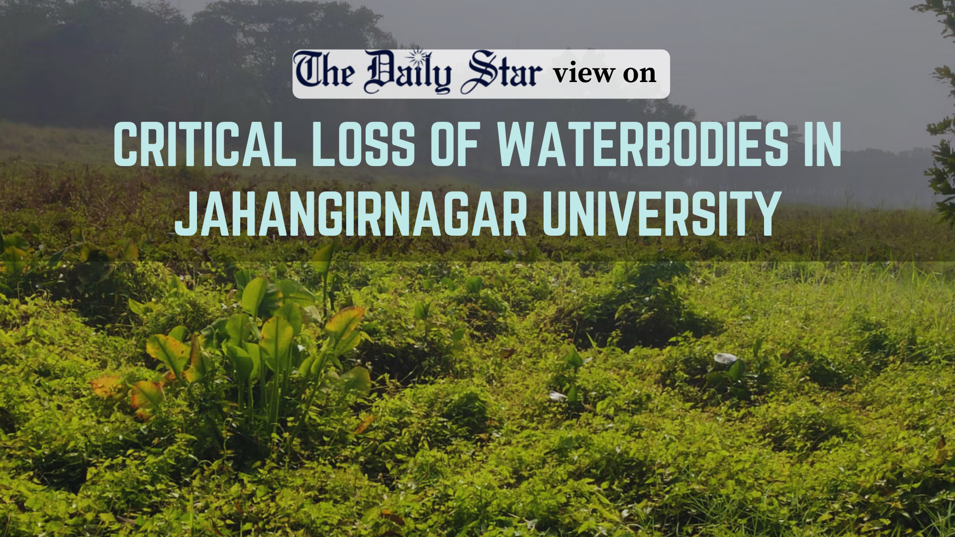 JU needs a new master plan urgently
