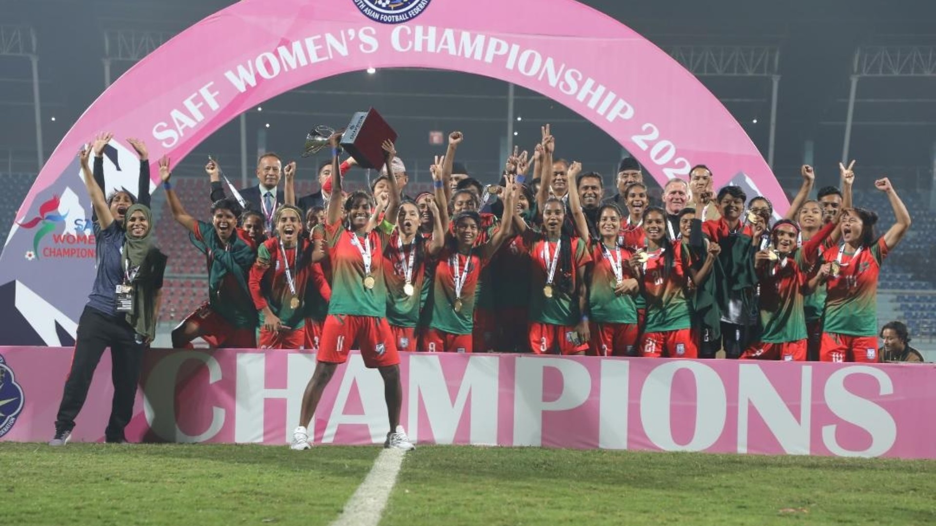 SAFF championship: President, chief adviser congratulate Bangladesh women’s team