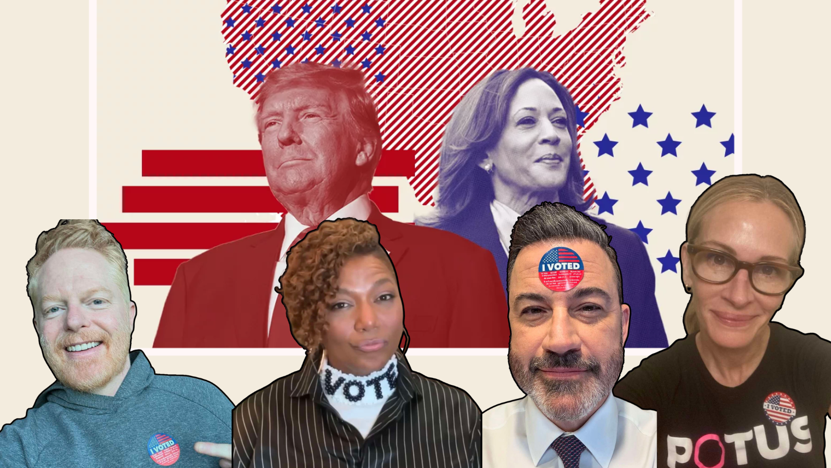 Celebs flaunt their 'I voted' stickers on crucial Election Day 2024