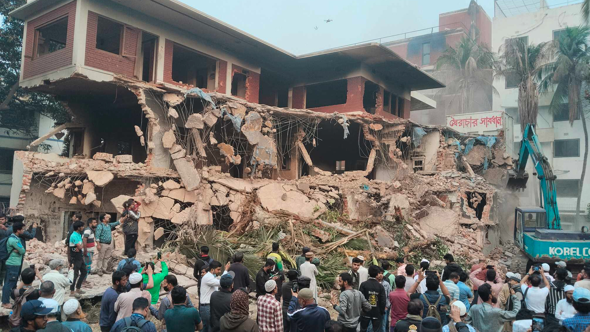 Dhanmondi 32 house ripped apart