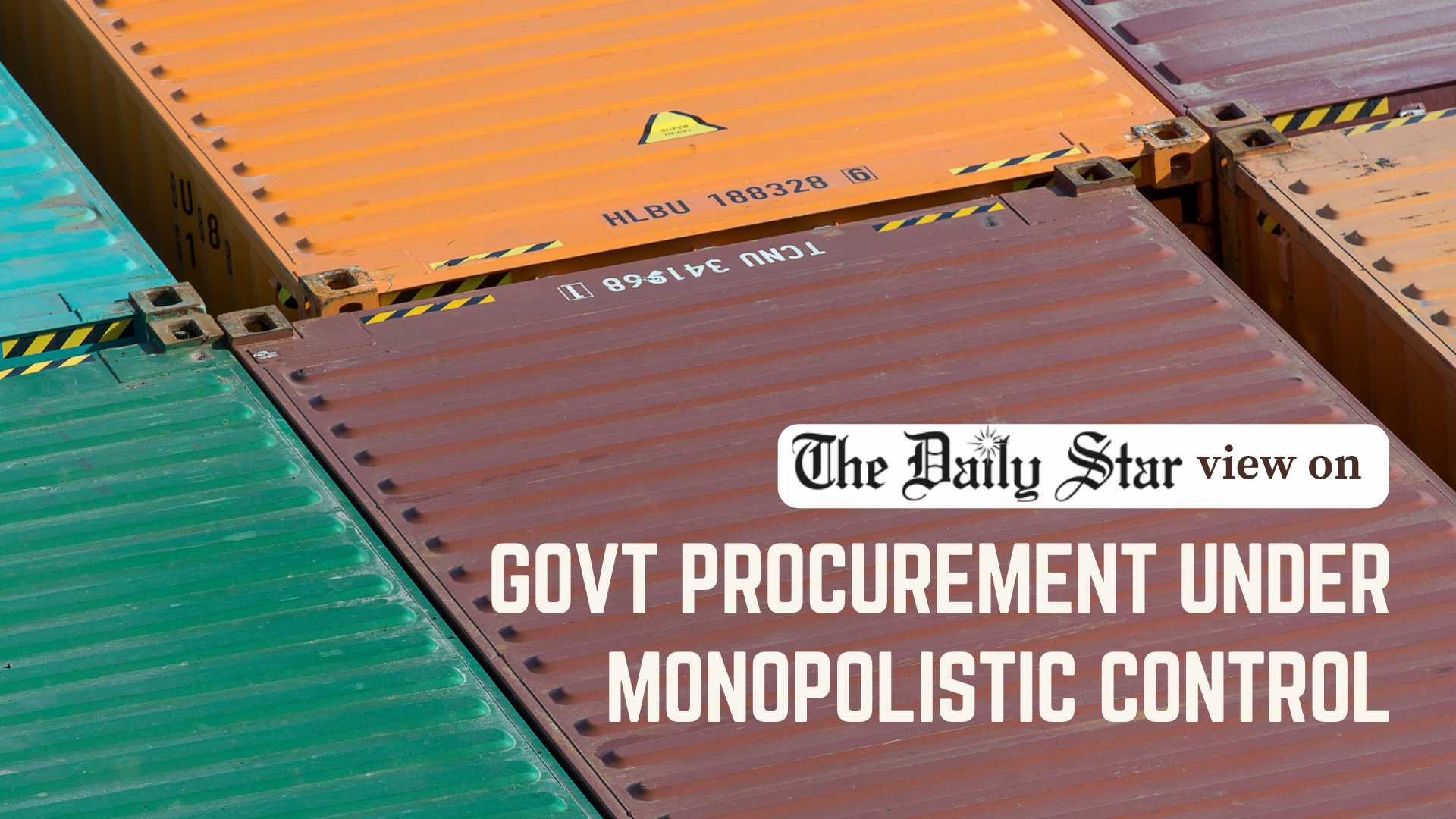 Ensure fair contest for government contracts