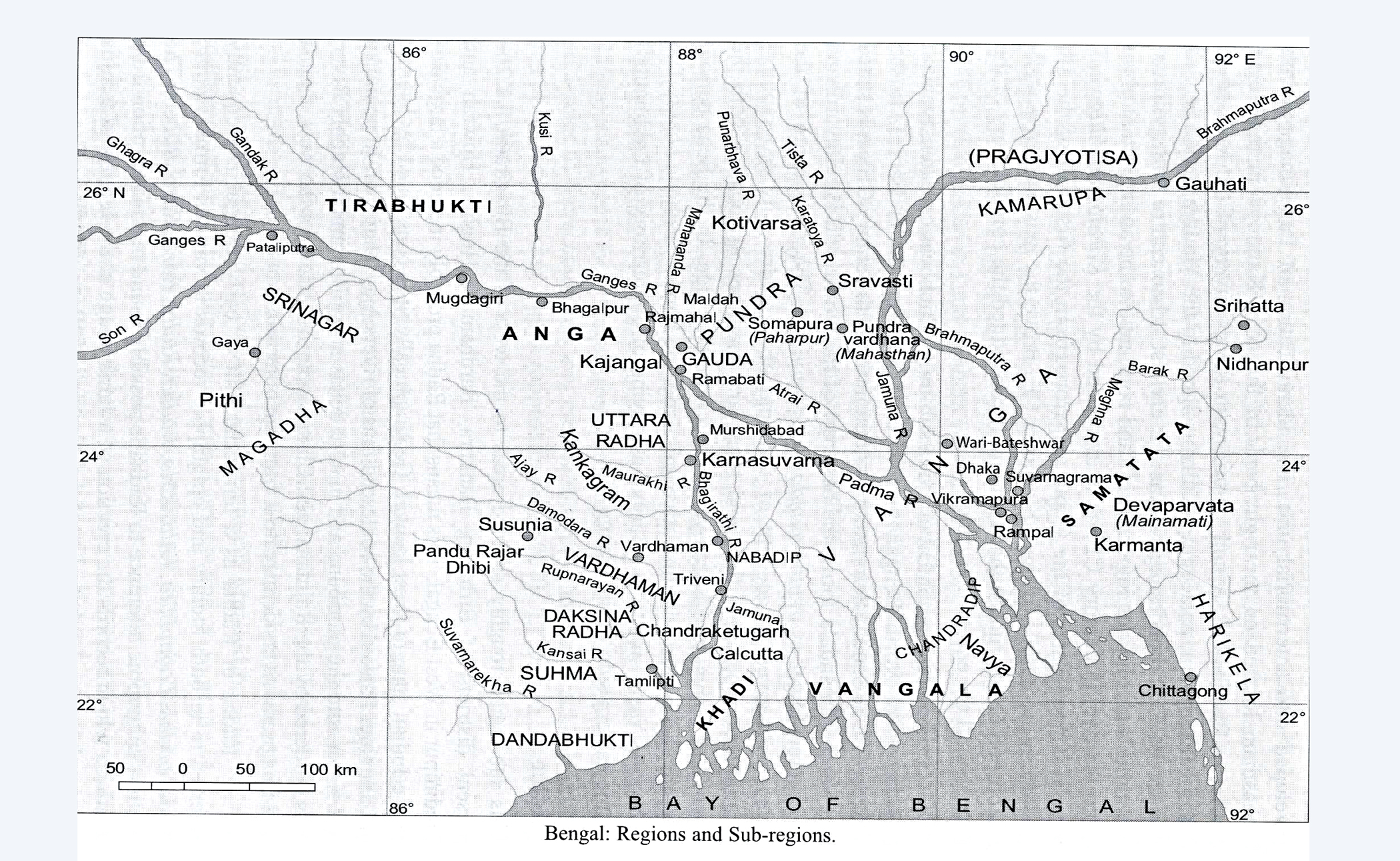The many Bengals: Samatata, Bangalah, Subah-i-Bangalah
