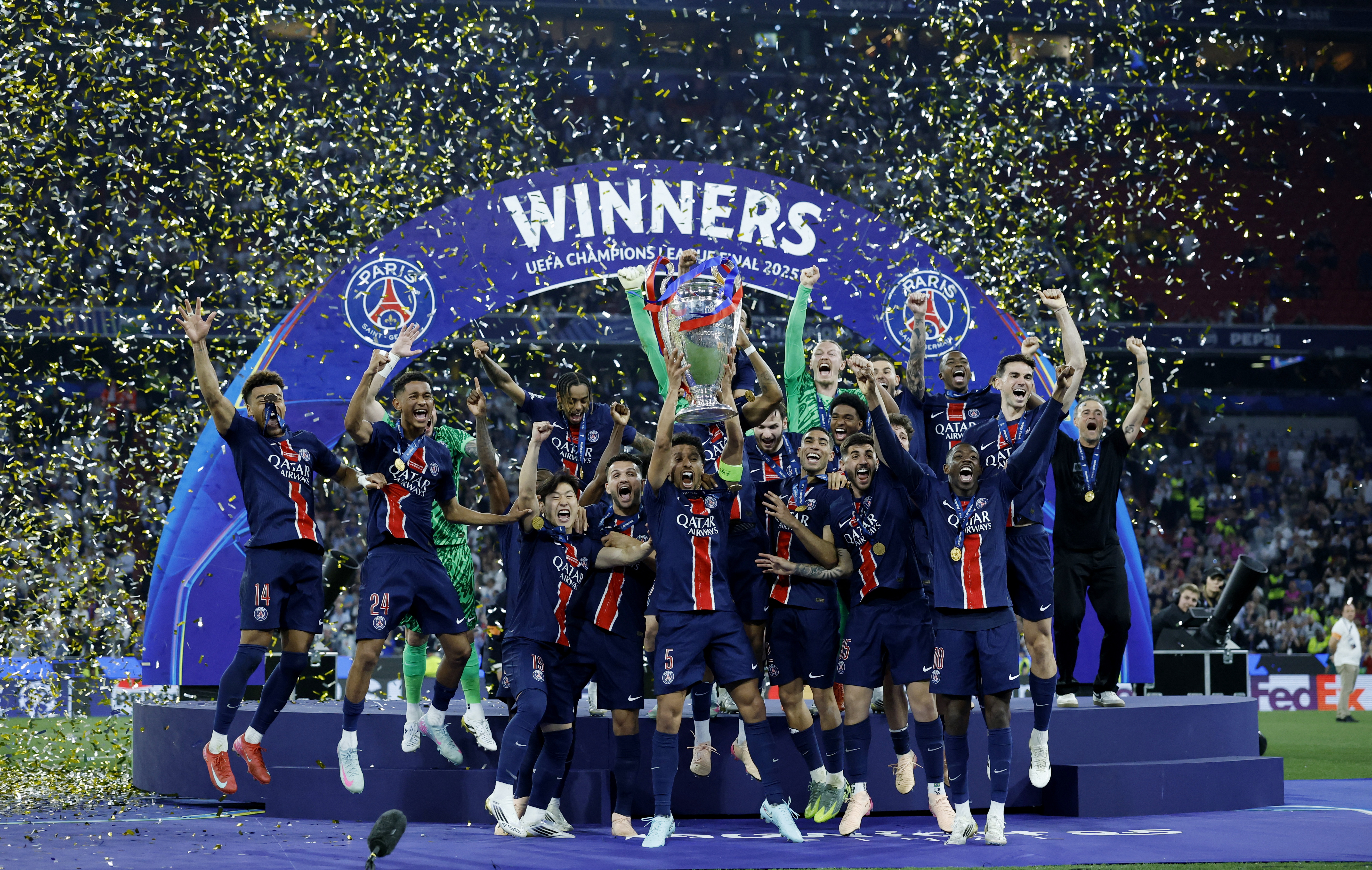 In Pictures: PSG’s maiden Champions League triumph&nbsp;