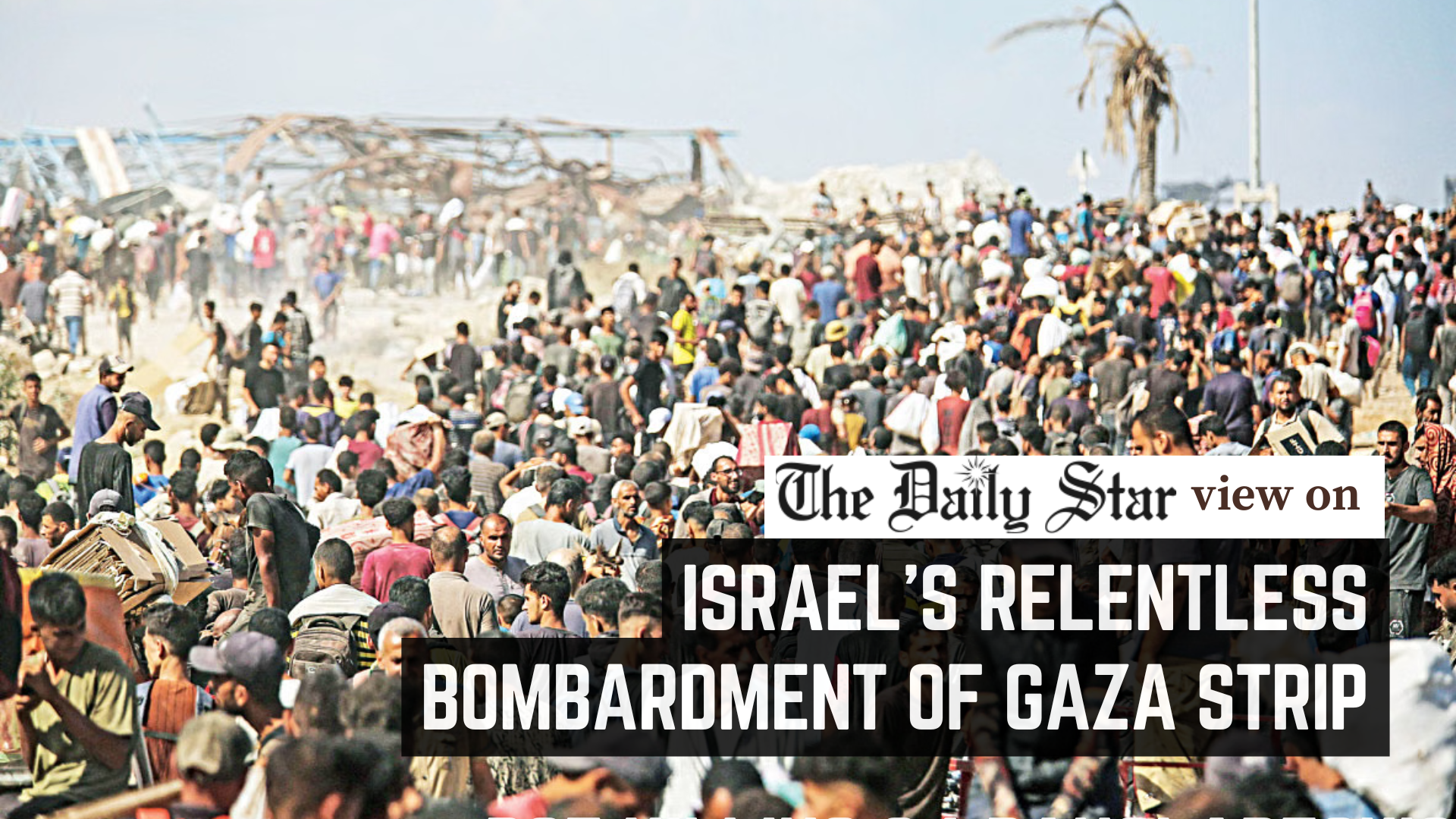 Time is running out for Palestinians