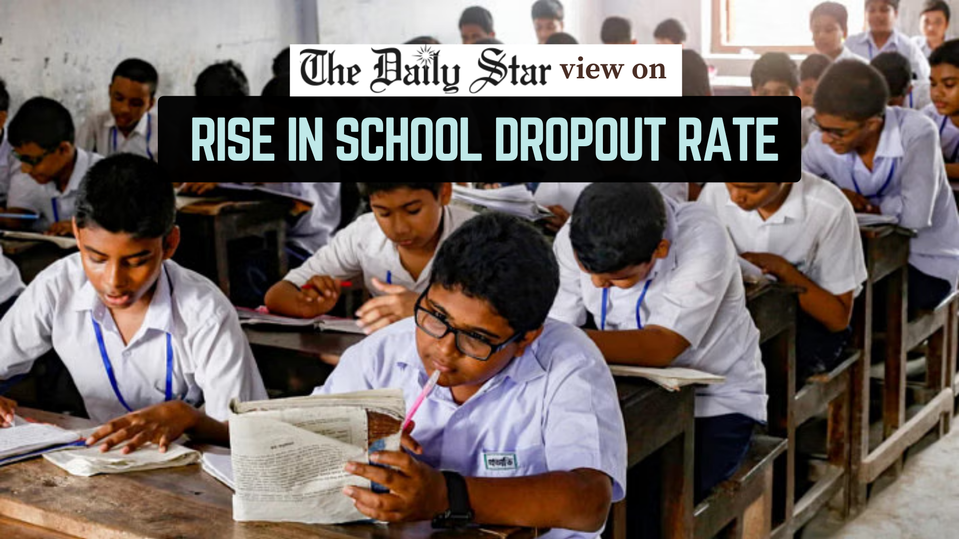 Rise in school dropout rate concerning