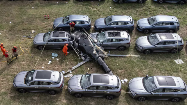 Helicopter crash