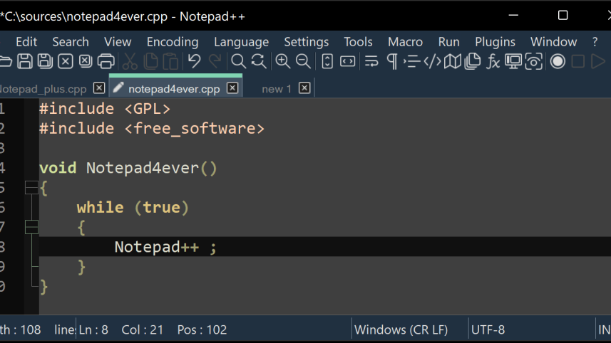 Notepad++