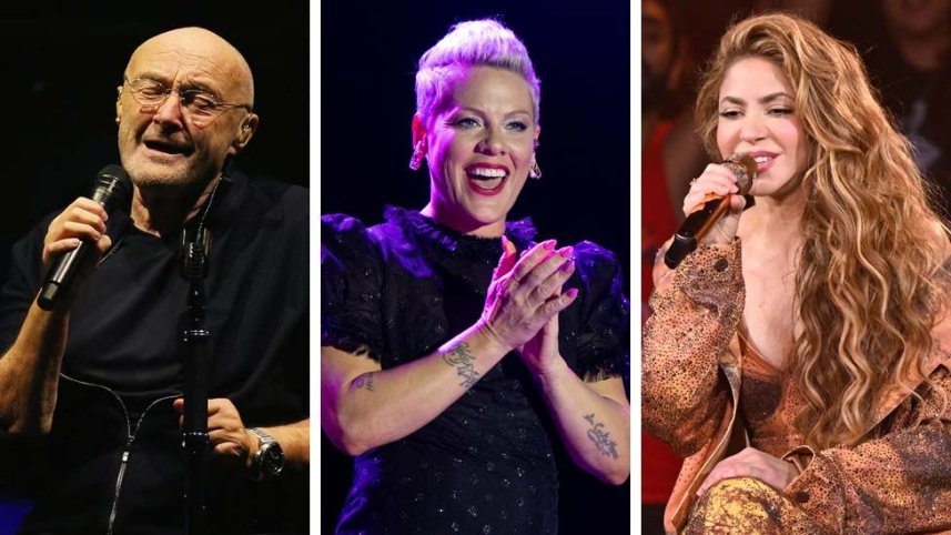 Phil Collins, Lauryn Hill, Shakira lead diverse Rock Hall shortlist.jpg