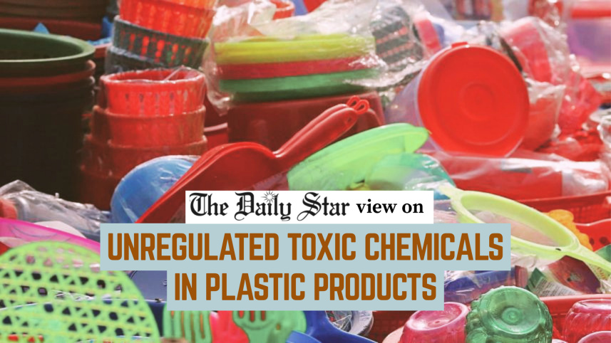 toxic chemicals in plastic products Bangladesh