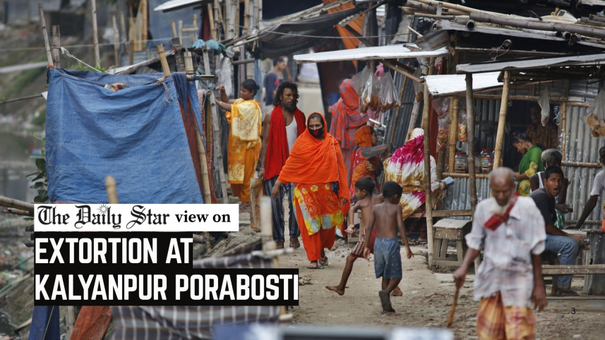 extortion at Kalyanpur Porabosti