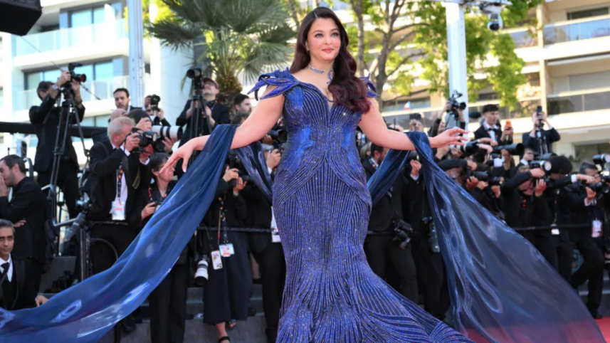 Aishwarya Rai dazzles Cannes red carpet in ‘Luminara’ gown