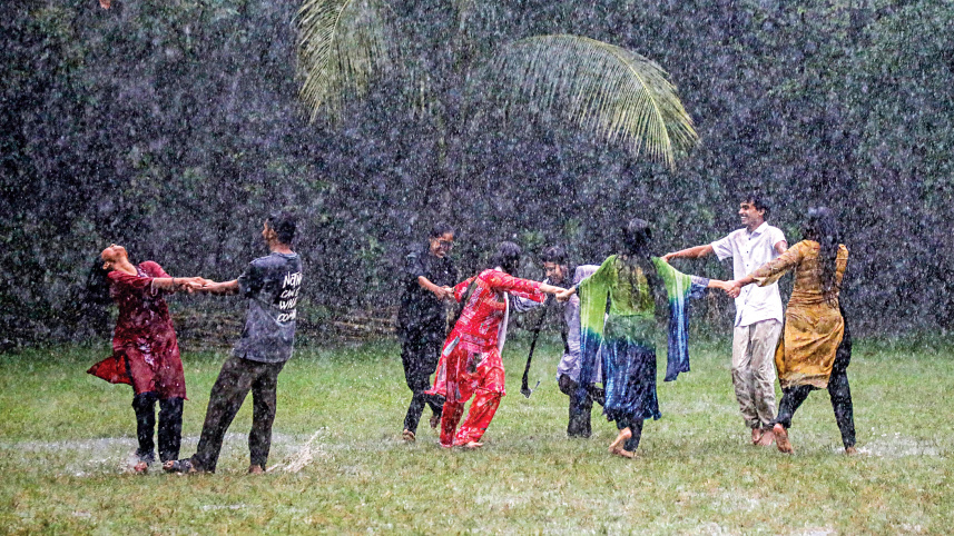 Dhaka University Rain Experience