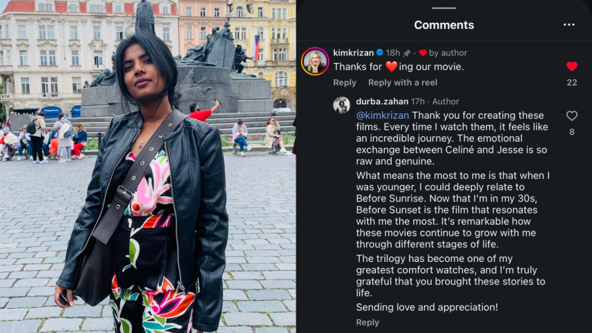 Bangladeshi fan’s tribute to ‘Before Sunrise’ appreciated by writer 