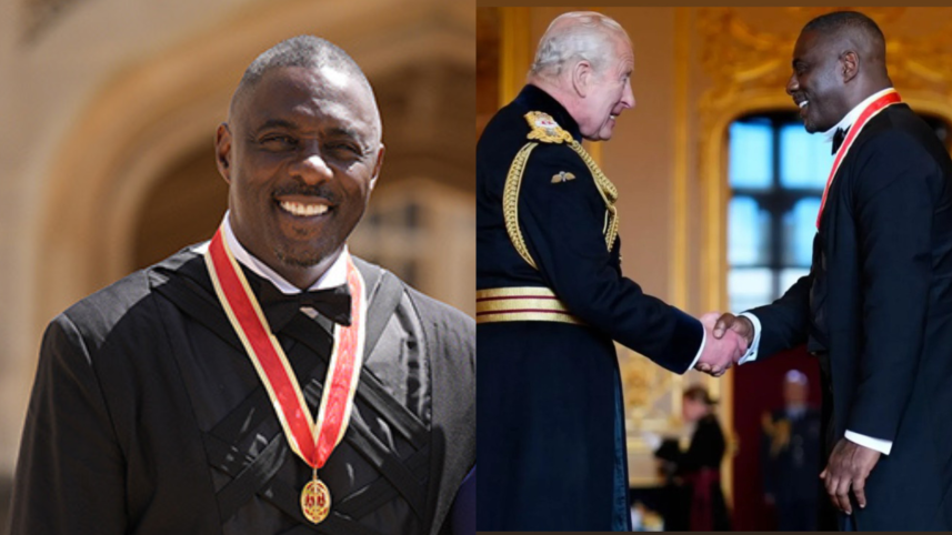 Idris Elba receives knighthood from King Charles