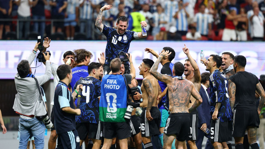 Lionel Scaloni emotional after Argentina win