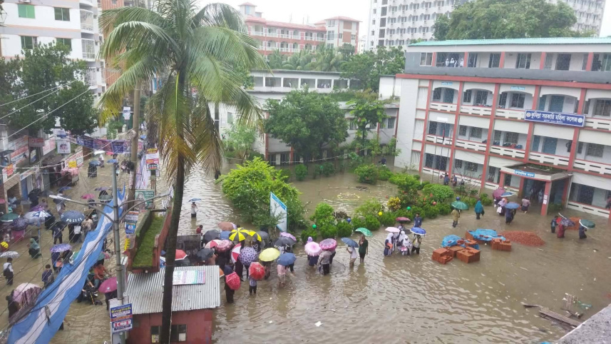 HSC Exams During Floods In Bangladesh