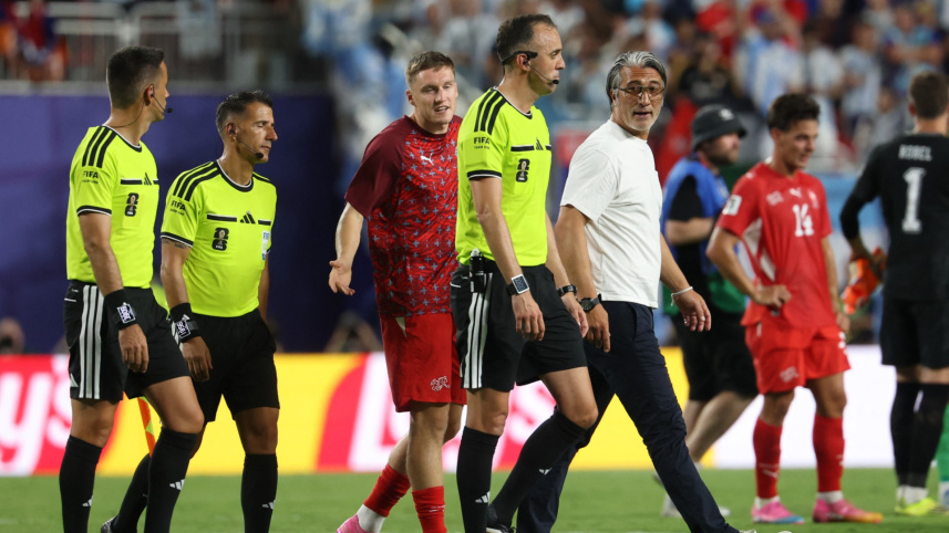 Switzerland vs Argentina World Cup Breel Embolo red card