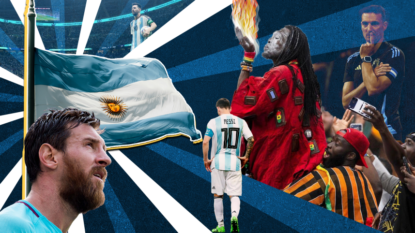 Can Messi’s left foot dribble past a juju? 