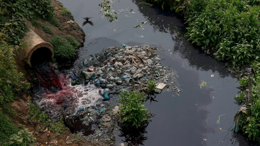 Bangladesh garment industry river pollution