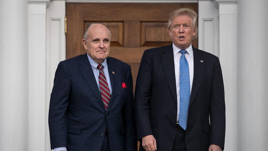 Rudy Giuliani and Trump