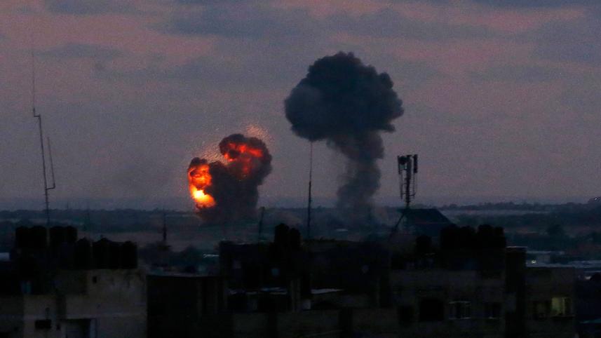 Israeli rockets hit