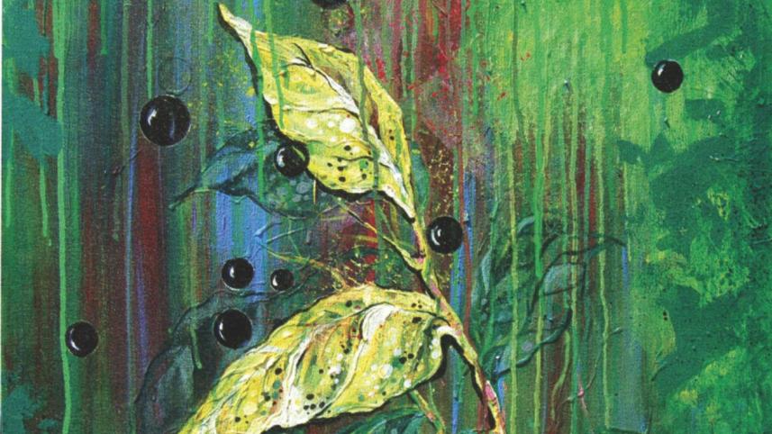 Acrylic artwork by Saida Monira Hasan Payel.