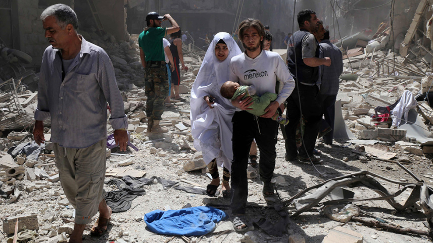 Airstrikes affecting civilians in Aleppo, Syria..jpg